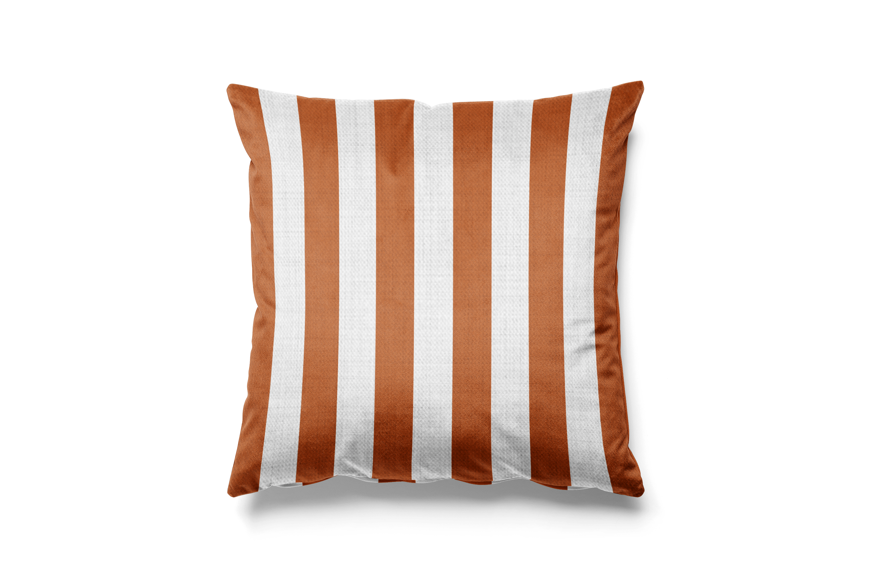 brown striped cushion covers