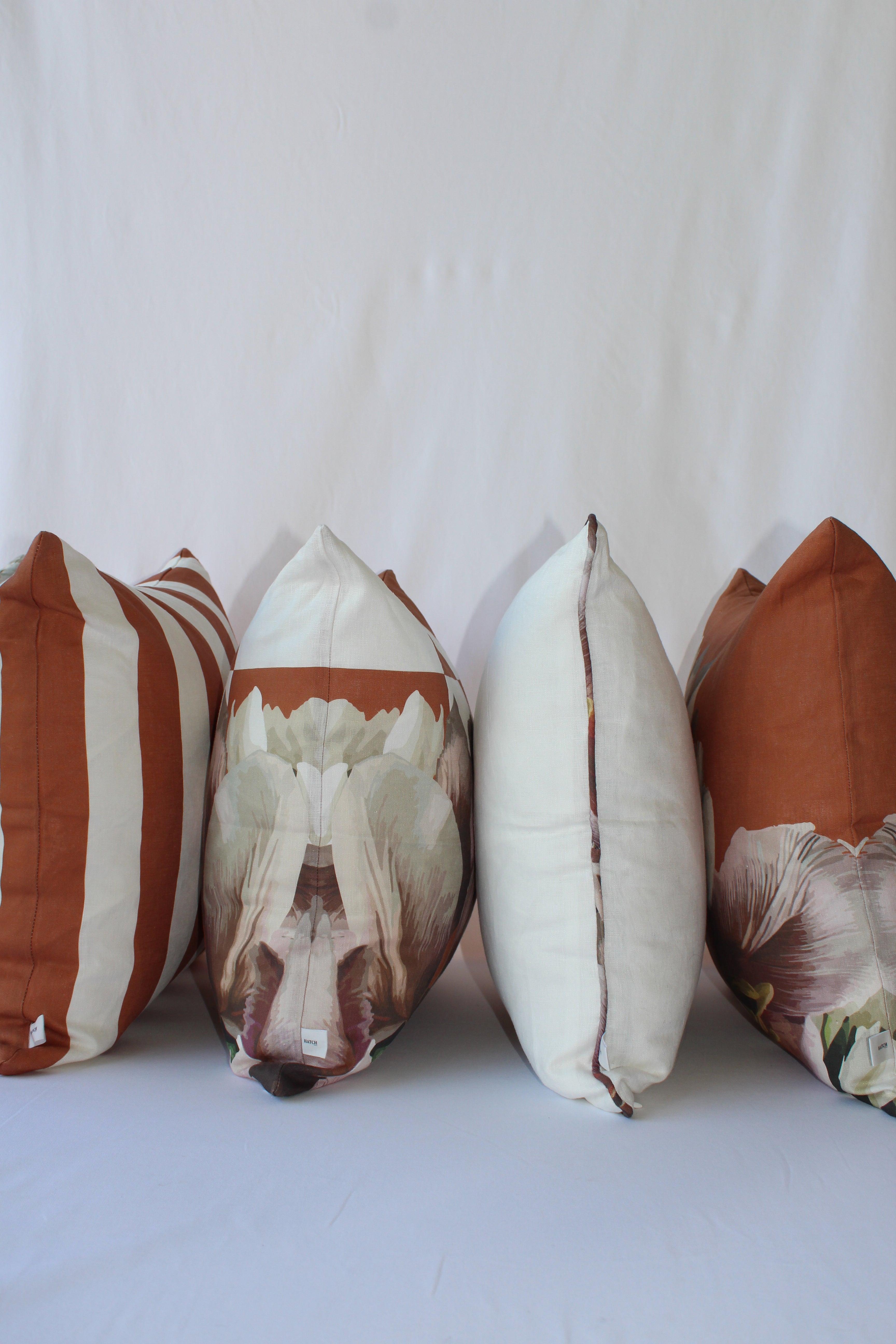 Cinnamon Striped Cushion